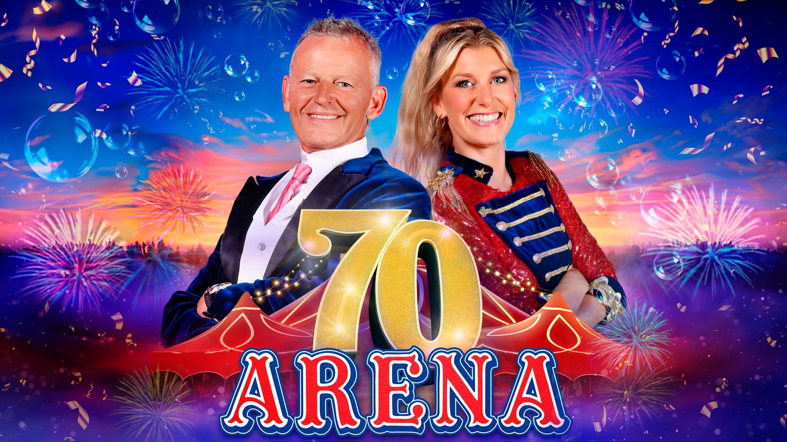 Cirkus Arena 70 års jubilæum m. Bubber og Malene