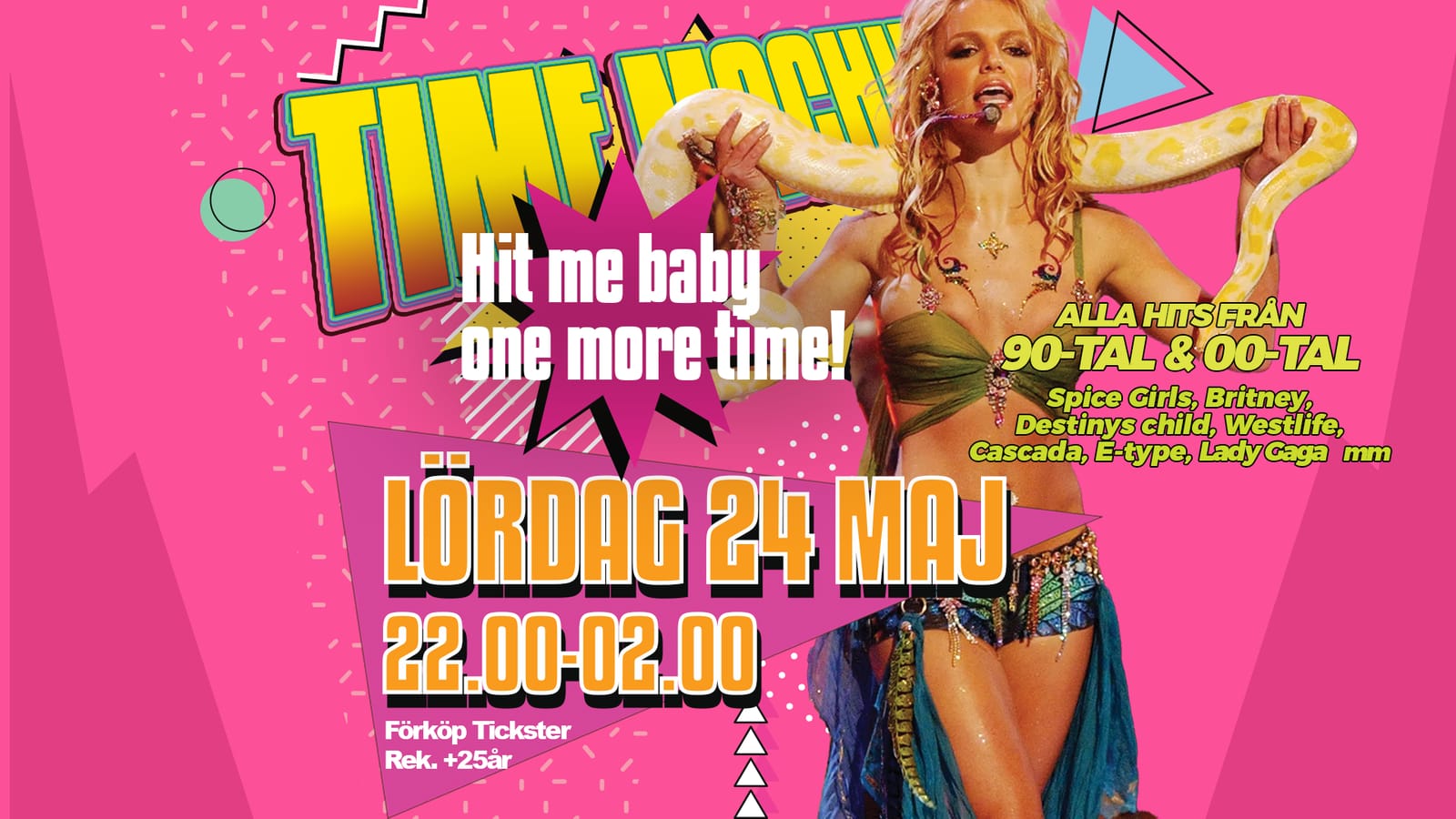 Time Machine - 90 & 00-tals Party!