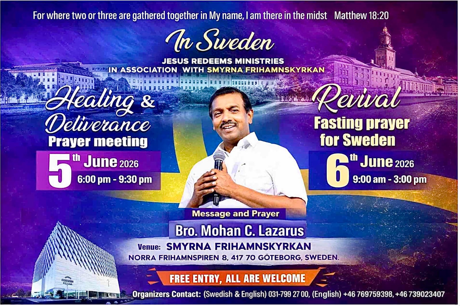 Healing, Deliverance & Revival Fasting Prayer Meeting (2 days Program)