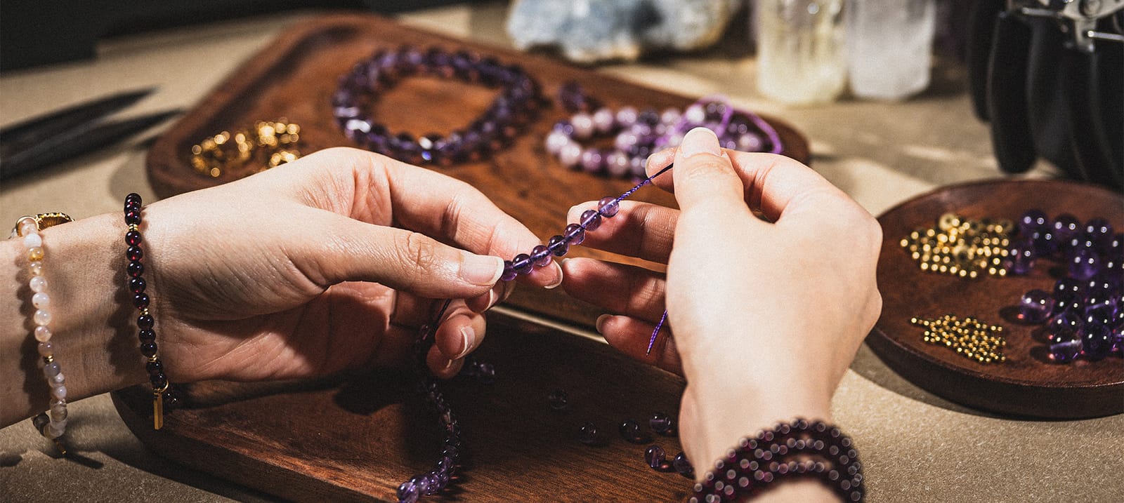 Crystal Jewelry DIY Workshop